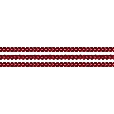 Taśma ozdobna Titanum Craft-Fun Series z cekinów 6x2 [mm x m] czerwona (363632)