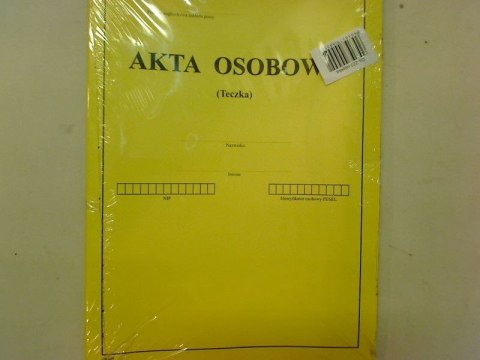 Teczka do akt osobowych Teczka do akt osobowych