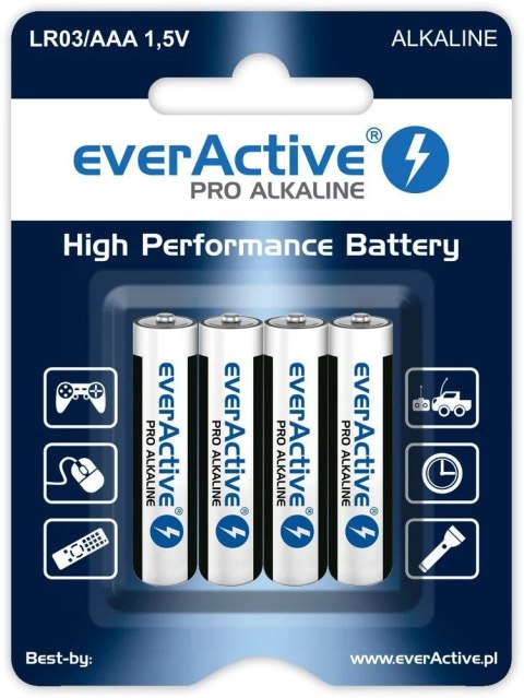 Baterie Everactive Pro Alkaline AAA LR03 Baterie Everactive Pro Alkaline AAA LR03