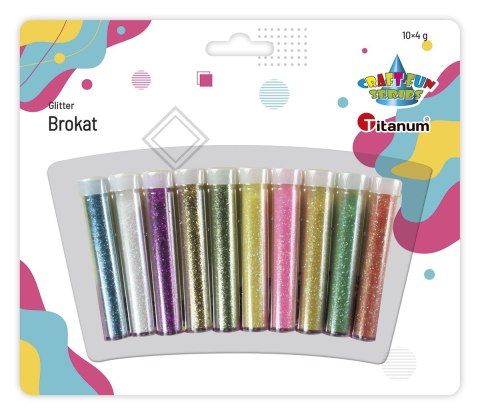 Brokat Titanum Craft-Fun Series tęczowy kolor: mix 10 kolor. (BR C10) Brokat Titanum Craft-Fun Series tęczowy kolor: mix 10 kolor. (BR C10)
