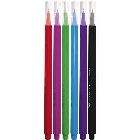 Cienkopis Interdruk ACADEMY, mix 0,7mm 6kol. (5902277350046) Cienkopis Interdruk ACADEMY, mix 0,7mm 6kol. (5902277350046)