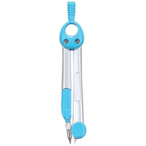 Cyrkiel Keyroad Jelly-bean metalowy w etui 2 el. (KR971121) Cyrkiel Keyroad Jelly-bean metalowy w etui 2 el. (KR971121)