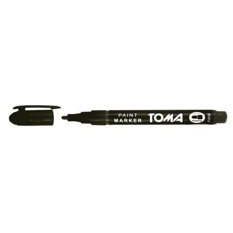 Marker olejowy Toma, czarny 1,5mm okrągła końcówka (TO-441 3 2) Marker olejowy Toma, czarny 1,5mm okrągła końcówka (TO-441 3 2)