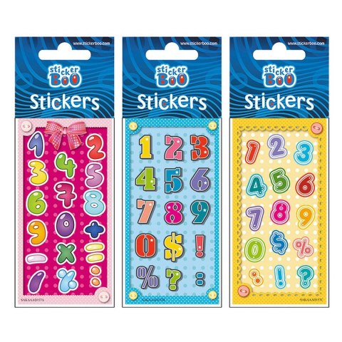 Naklejka (nalepka) Stickerboo CYFERKI 2 (382530) Naklejka (nalepka) Stickerboo CYFERKI 2 (382530)