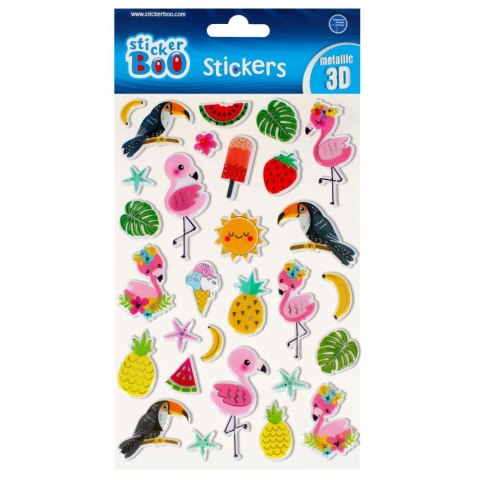 Naklejka (nalepka) Stickerboo S-Boo Metalic 3d Tropic (493711) Naklejka (nalepka) Stickerboo S-Boo Metalic 3d Tropic (493711)