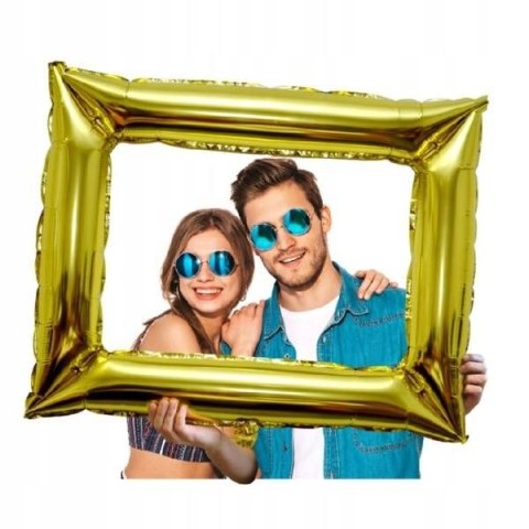 Rekwizyty do zdjęć Arpex Golden party fotoramka złota (BLF0157ZLO) Rekwizyty do zdjęć Arpex Golden party fotoramka złota (BLF0157ZLO)