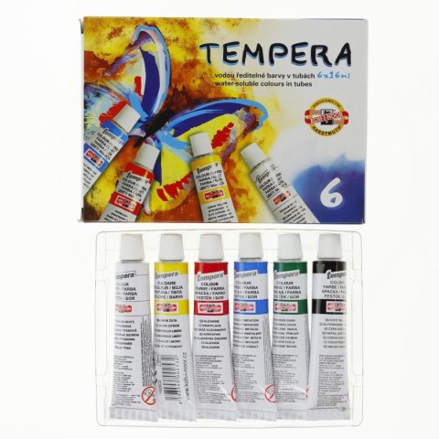 Farba tempera Koh-I-Noor kolor: mix 16ml 6 kolor. Farba tempera Koh-I-Noor kolor: mix 16ml 6 kolor.