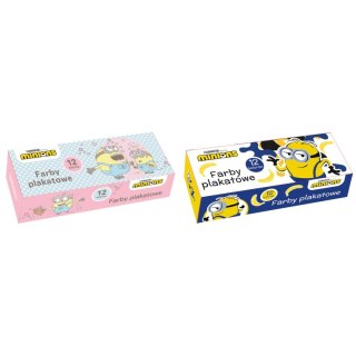Farby akwarelowe Beniamin Minionki 20ml 12 kolor.