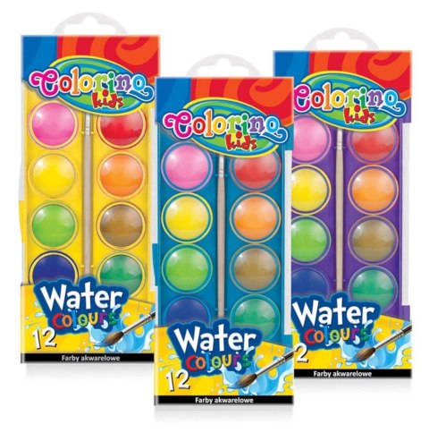 Farby akwarelowe Patio KIDS 12 kolor. (41089) Farby akwarelowe Patio KIDS 12 kolor. (41089)