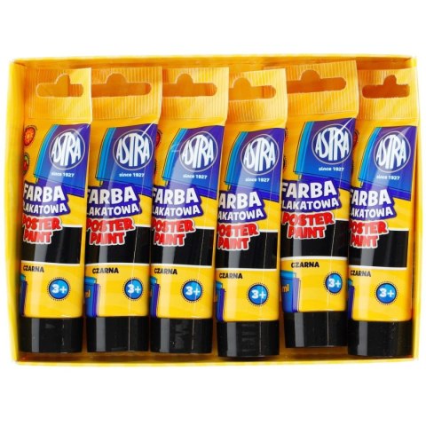 Farby plakatowe Astra kolor: czarny 30ml 1 kolor. Farby plakatowe Astra kolor: czarny 30ml 1 kolor.