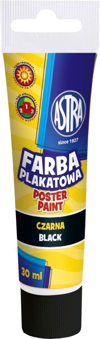 Farby plakatowe Astra kolor: czarny 30ml 1 kolor. Farby plakatowe Astra kolor: czarny 30ml 1 kolor.