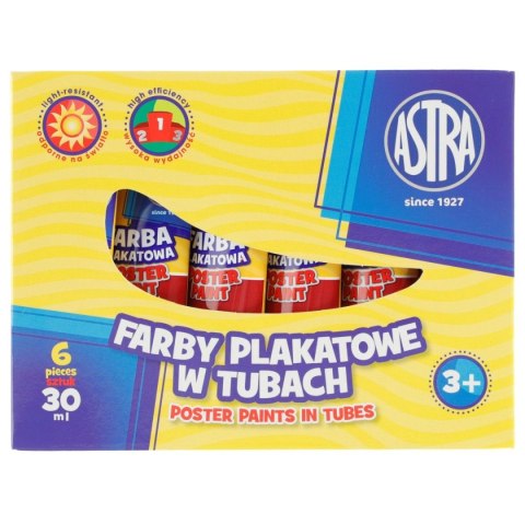 Farby plakatowe Astra kolor: czerwony ciemny 30ml 1 kolor. Farby plakatowe Astra kolor: czerwony ciemny 30ml 1 kolor.