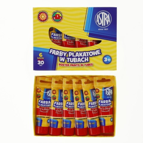 Farby plakatowe Astra kolor: czerwony jasny 30ml 1 kolor. Farby plakatowe Astra kolor: czerwony jasny 30ml 1 kolor.