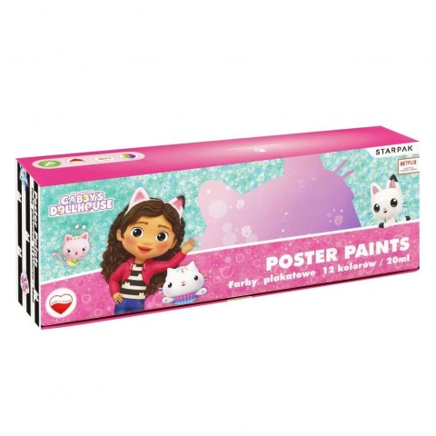 Farby plakatowe Starpak kolor: mix 20ml 12 kolor. (536926) Farby plakatowe Starpak kolor: mix 20ml 12 kolor. (536926)