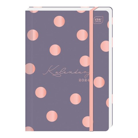 Kalendarz książkowy (terminarz) 5902277338136 Interdruk Metalic B6/192 B6 (PINK DOTS) Kalendarz książkowy (terminarz) 5902277338136 Interdruk Metalic B6/192 B6 (PINK DOTS)