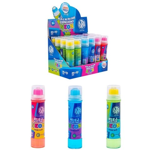Klej w płynie Astra zapachowy NEON 5901137190747 50ml (50ml) Klej w płynie Astra zapachowy NEON 5901137190747 50ml (50ml)