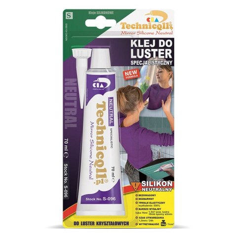 Klej w tubie Technicqll do luster 70ml (S-096) Klej w tubie Technicqll do luster 70ml (S-096)
