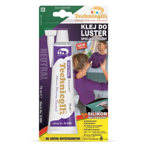 Klej w tubie Technicqll do luster 70ml (S-096) Klej w tubie Technicqll do luster 70ml (S-096)