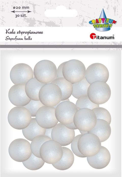 Ozdoba styropianowa Titanum Craft-Fun Series kule (283007) Ozdoba styropianowa Titanum Craft-Fun Series kule (283007)