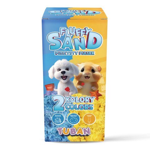 Piasek kinetyczny Tuban Fluffy Sand Puszysty Piasek Niebieski I Żółty (3790) Piasek kinetyczny Tuban Fluffy Sand Puszysty Piasek Niebieski I Żółty (3790)