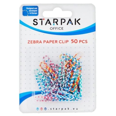 Spinacz okrągły Starpak Office zebra 50 szt (149879) Spinacz okrągły Starpak Office zebra 50 szt (149879)