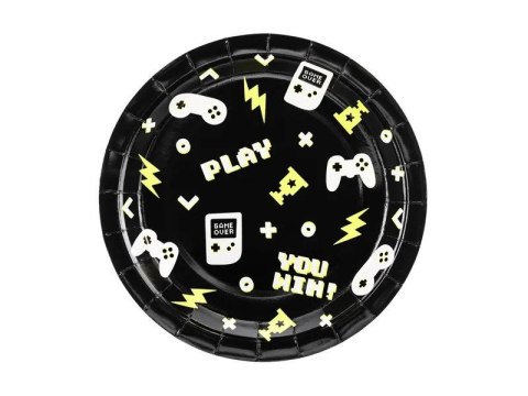 Talerz jednorazowy Partydeco Gamepady śr. 230mm 6 szt (TPP88) Talerz jednorazowy Partydeco Gamepady śr. 230mm 6 szt (TPP88)