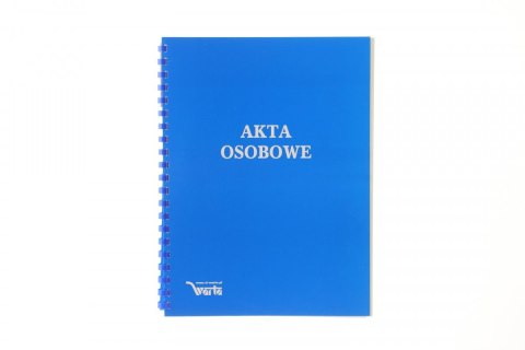 Teczka do akt osobowych Warta ABCDE niezadrukowana A4 niebieski karton (1824-339-093) Teczka do akt osobowych Warta ABCDE niezadrukowana A4 niebieski karton (1824-339-093)