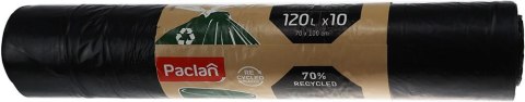 Worek na śmieci Paclan kolor: CZARNY 120L 10 szt Worek na śmieci Paclan kolor: CZARNY 120L 10 szt