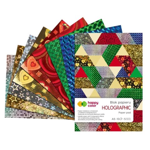 Zeszyt papierów kolorowych Happy Color z motywami (HA 3807 1520-H) Zeszyt papierów kolorowych Happy Color z motywami (HA 3807 1520-H)