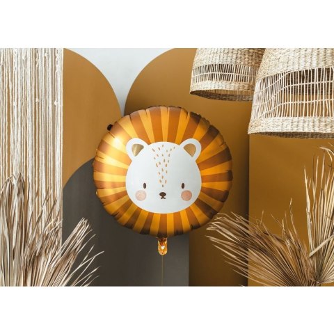 Balon foliowy Partydeco Lew, 70x67 cm 20cal (FB208) Balon foliowy Partydeco Lew, 70x67 cm 20cal (FB208)
