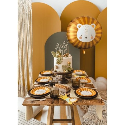Balon foliowy Partydeco Lew, 70x67 cm 20cal (FB208) Balon foliowy Partydeco Lew, 70x67 cm 20cal (FB208)