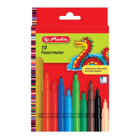 Flamaster Herlitz 10 kol. (8649139) Flamaster Herlitz 10 kol. (8649139)