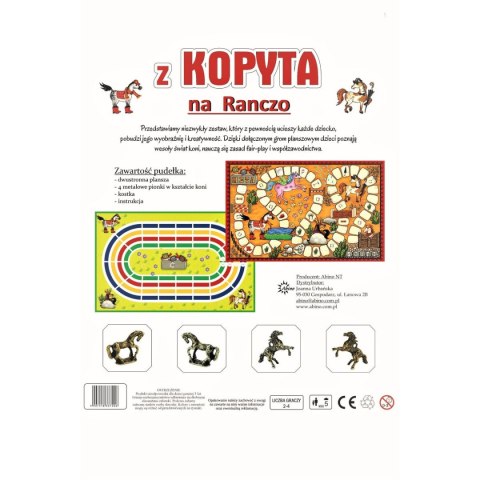 Gra edukacyjna Abino Z KOPYTA ? NA RANCHO Gra edukacyjna Abino Z KOPYTA ? NA RANCHO