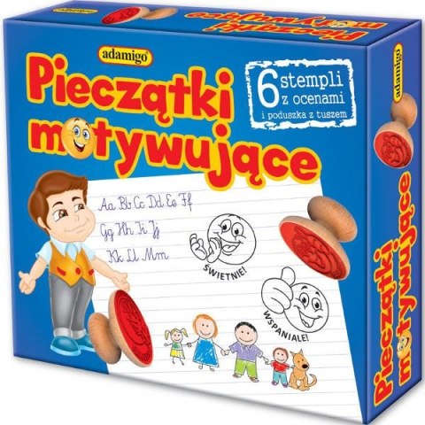 Gra edukacyjna Adamigo Pieczątki motywujące Gra edukacyjna Adamigo Pieczątki motywujące