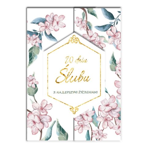 Kartka składana Henry Karnet A5 SLUB ROZ JABŁON A5 (5907465665094) Kartka składana Henry Karnet A5 SLUB ROZ JABŁON A5 (5907465665094)