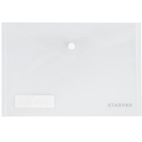 Teczka plastikowa na guzik Office A4 przezroczysty Starpak (391911) Teczka plastikowa na guzik Office A4 przezroczysty Starpak (391911)