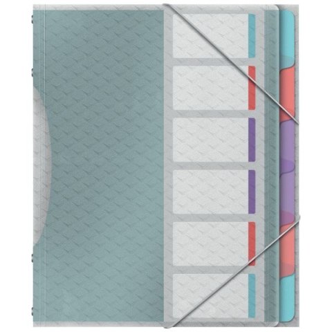 Teczka z przegródkami Esselte Colour Breeze segregująca A4 kolor: niebieski 6 przegródek (626255) Teczka z przegródkami Esselte Colour Breeze segregująca A4 kolor: niebieski 6 przegródek (626255)