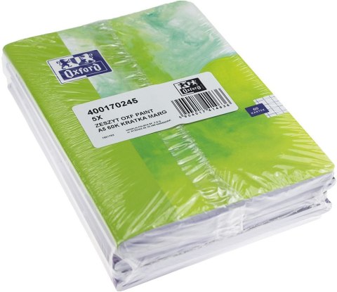 Zeszyt Oxford PAINT A5 60k. krata (400170245) Zeszyt Oxford PAINT A5 60k. krata (400170245)