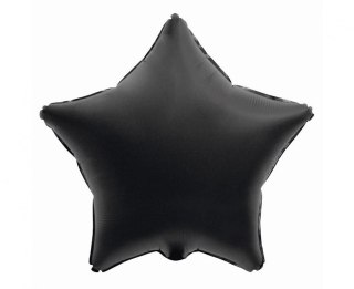 Balon foliowy Godan Gwiazda, matowa, czarna 19cal (BG-HMCZ)