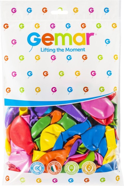 Balon gumowy Godan pastelowy 100 szt mix 12cal Balon gumowy Godan pastelowy 100 szt mix 12cal