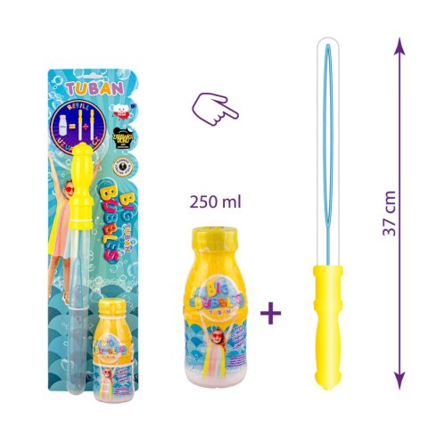 Bańki mydlane Tuban miecz + płyn 250ml (TU3496) Bańki mydlane Tuban miecz + płyn 250ml (TU3496)