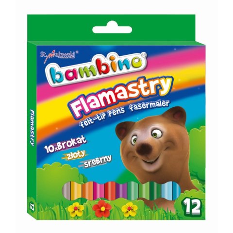 Flamaster St.Right Brokatowe 12 kol. Flamaster St.Right Brokatowe 12 kol.
