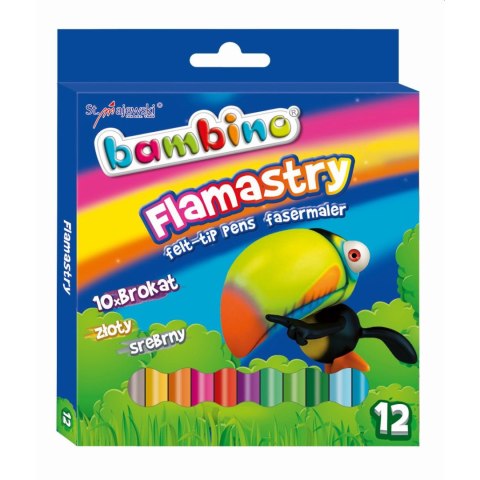 Flamaster St.Right Brokatowe 12 kol. Flamaster St.Right Brokatowe 12 kol.