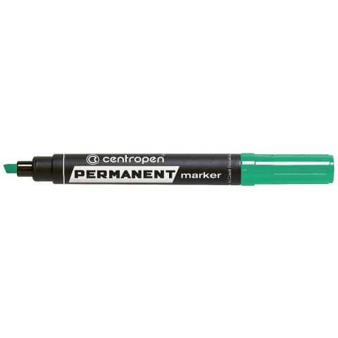 Marker permanentny Centropen 8576, zielony 2,0-5,0mm ścięta końcówka Marker permanentny Centropen 8576, zielony 2,0-5,0mm ścięta końcówka