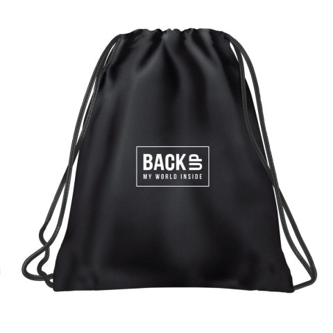 Plecak (worek) na sznurkach Derform BACKUP czarna (WOB6A56) Plecak (worek) na sznurkach Derform BACKUP czarna (WOB6A56)