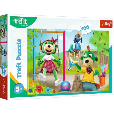 Puzzle Trefl Zabawne Trefliki 100 el. (16422) Puzzle Trefl Zabawne Trefliki 100 el. (16422)