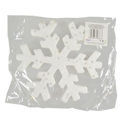 Śnieżynka Arpex lśniąca 20cm (bn7673) Śnieżynka Arpex lśniąca 20cm (bn7673)