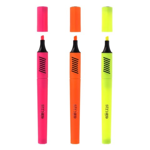 Zakreślacz Strigo NEON trójkątny 5905658810313, mix 3,0mm (SSC350) Zakreślacz Strigo NEON trójkątny 5905658810313, mix 3,0mm (SSC350)