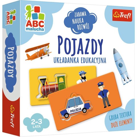 Gra edukacyjna Trefl Pojazdy z Serii ABC Malucha Pojazdy (01942) Gra edukacyjna Trefl Pojazdy z Serii ABC Malucha Pojazdy (01942)