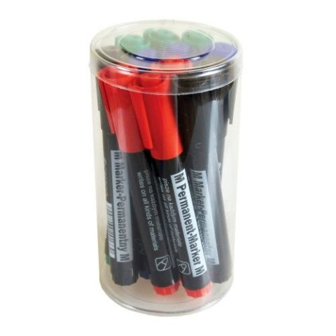 Marker permanentny Cresco, mix okrągła końcówka Marker permanentny Cresco, mix okrągła końcówka